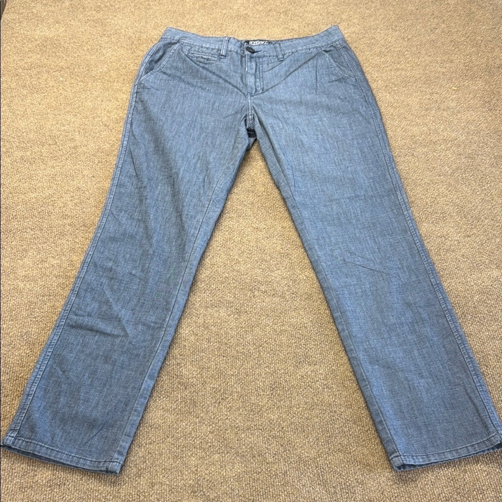Ezekiel Dress Pants Trousers Dark Blue Cotton Size 32x30